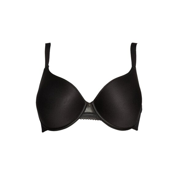 🆕CHANTELLE C Jolie Memory Foam T-Shirt Bra 38D Black #13B6 - Picture 6 of 10